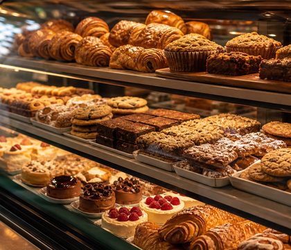 Bakery case close-up placeholder